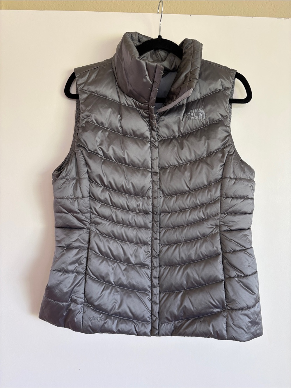 The North Face Women's Gray Quilted Insulated Vest